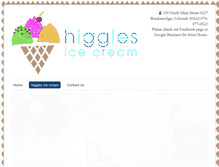 Tablet Screenshot of higglesicecream.com